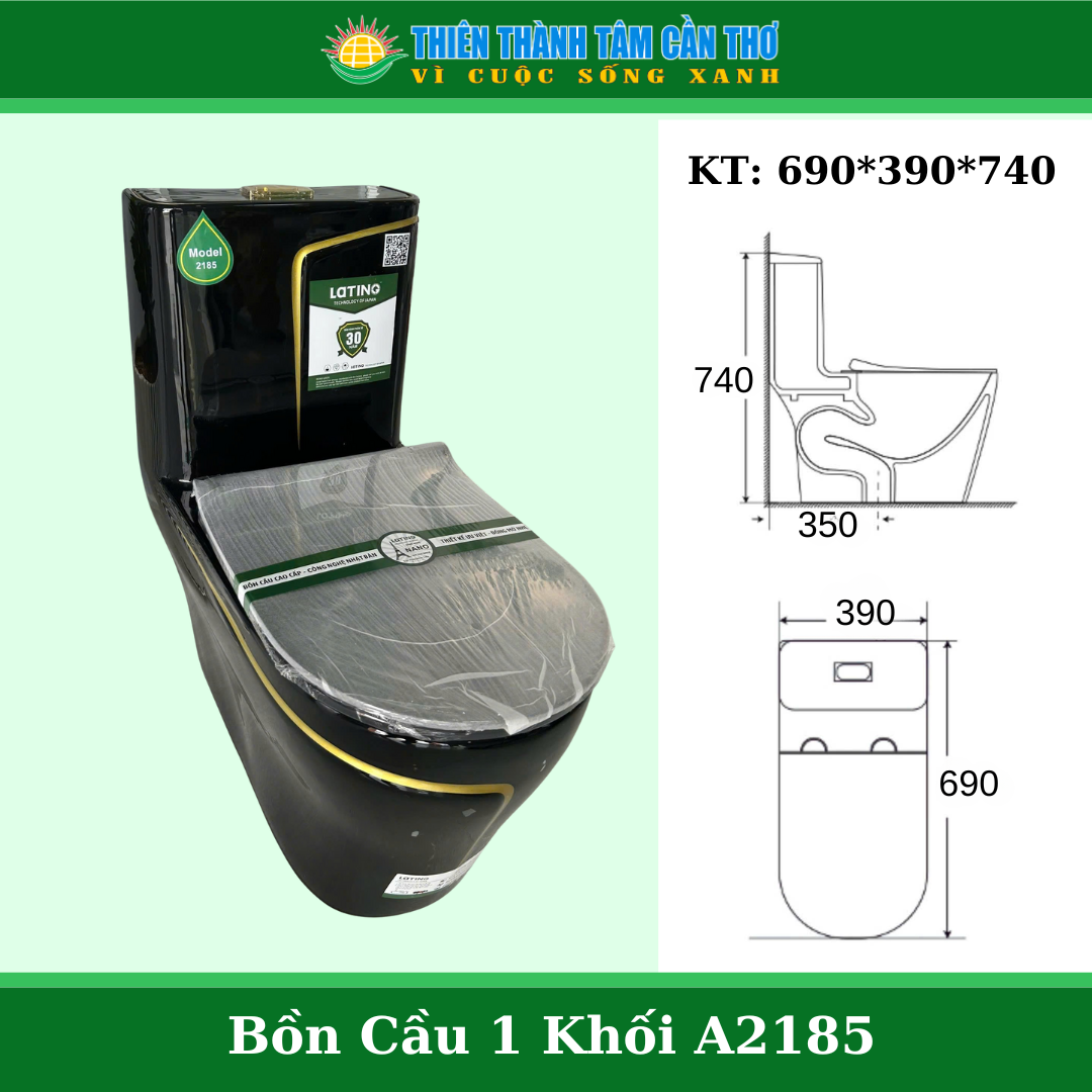 Bàn cầu 1 khối Lating A-2185